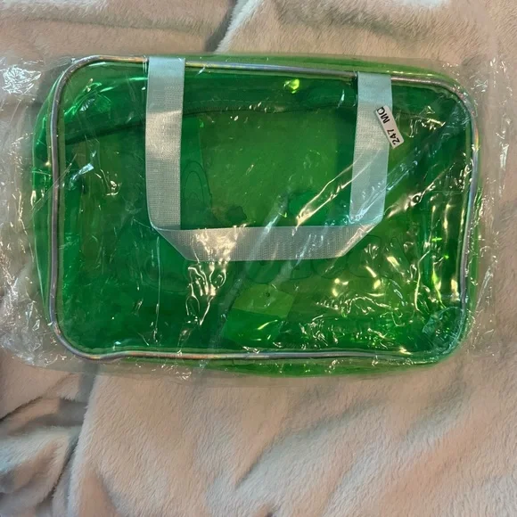 Green LABUBU Transparent Tote Bag - Picture 3 of 3